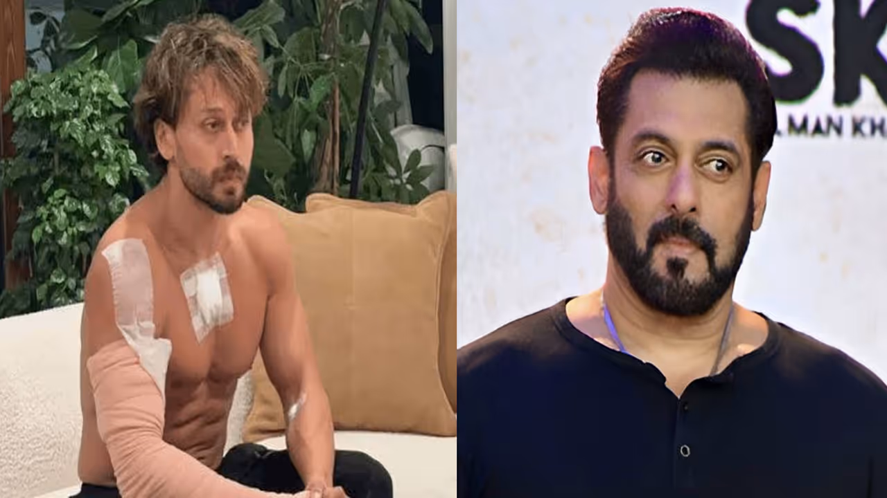 Tiger Shroff and Salman Khan Tiger Shroff and Salman Khan