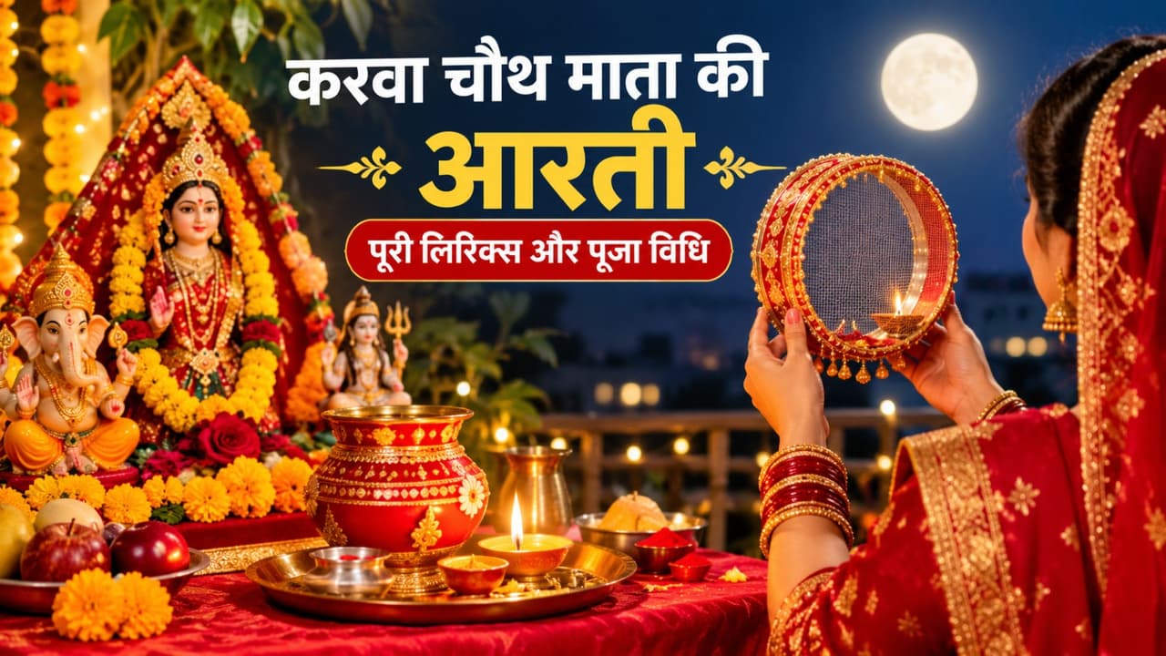 Karwa Chauth Aarti Lyrics Karwa Chauth Aarti Lyrics