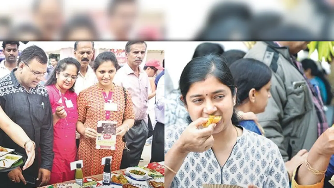 Thousands throng to international total veg food festival by Red Ribbon Thousands throng to international total veg food festival by Red Ribbon