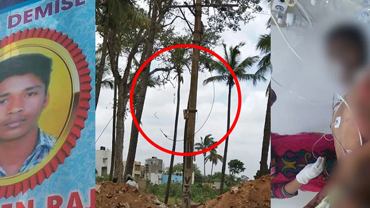 BESCOM's negligence? Dangling wires kill one teenager, cost another his limbs