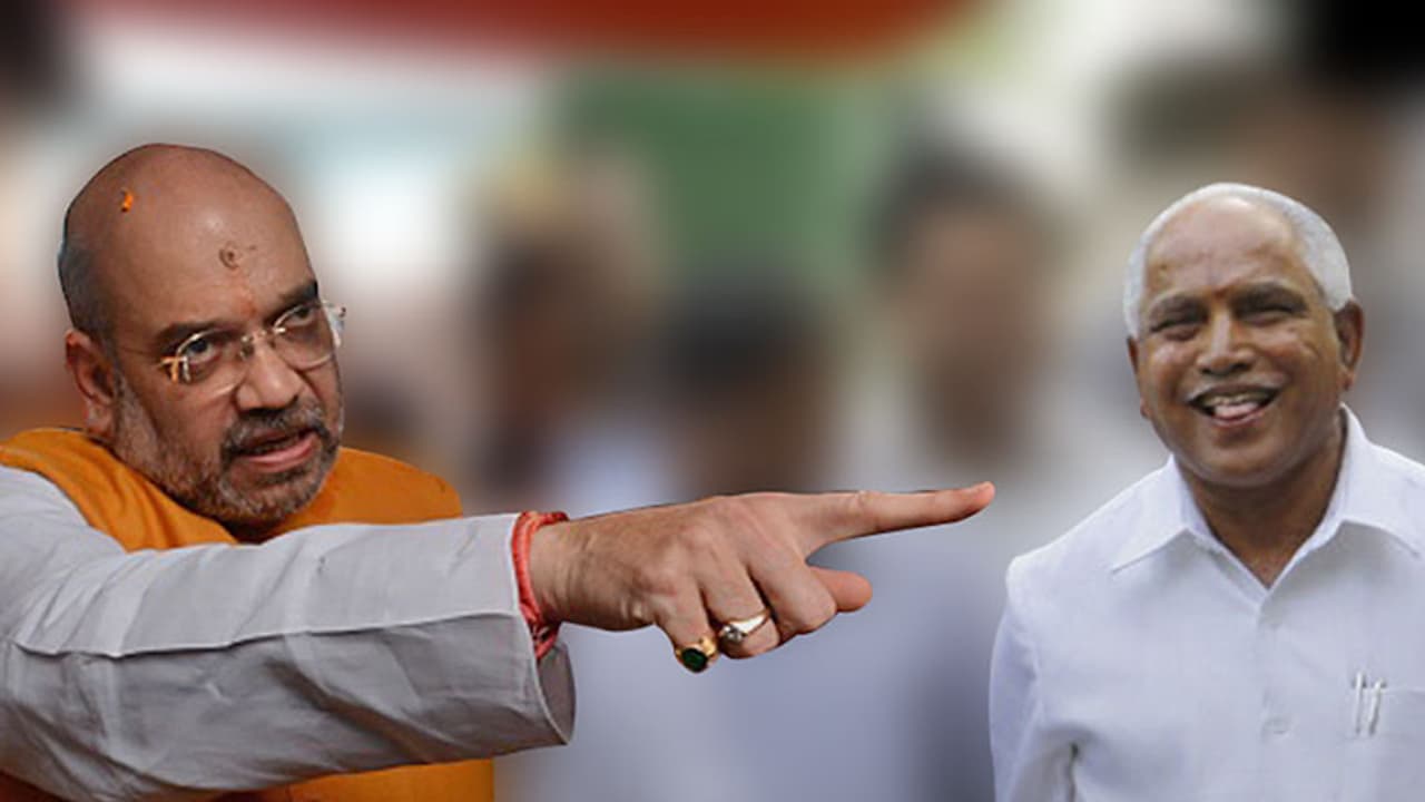 ಆರ್'ಎಸ್'ಎಸ್ ಮುಖಂಡರ ಸಭೆಯಲ್ಲಿ ಯಡಿಯೂರಪ್ಪಗೆ ಅಮಿತ್ ಶಾ ಕ್ಲಾಸ್ ಆರ್'ಎಸ್'ಎಸ್ ಮುಖಂಡರ ಸಭೆಯಲ್ಲಿ ಯಡಿಯೂರಪ್ಪಗೆ ಅಮಿತ್ ಶಾ ಕ್ಲಾಸ್