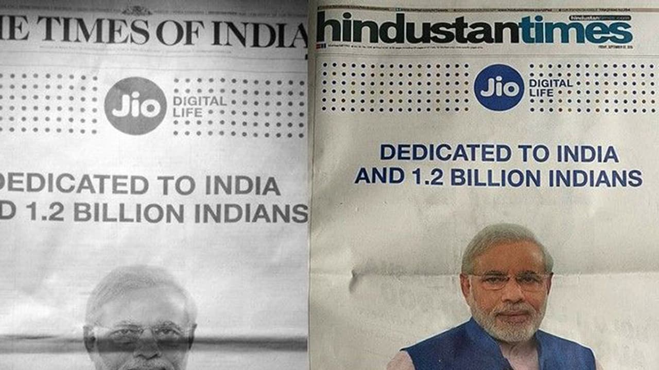 PM on ad: Finally, 2,50,000 crore worth Jio may pay ₹500 fine! PM on ad: Finally, 2,50,000 crore worth Jio may pay ₹500 fine!