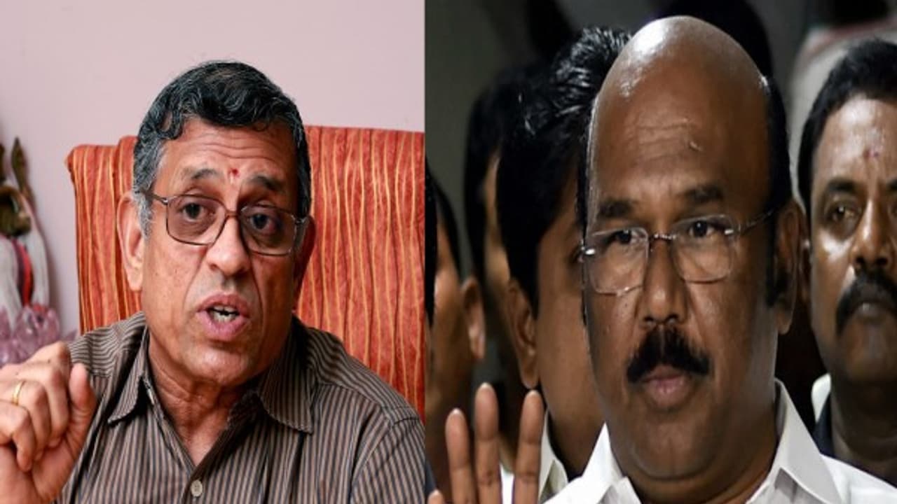 அமைச்சருக்கும் ஆடிட்டருக்கும் கடுமையான கருத்து மோதல்..! அமைச்சருக்கும் ஆடிட்டருக்கும் கடுமையான கருத்து மோதல்..!