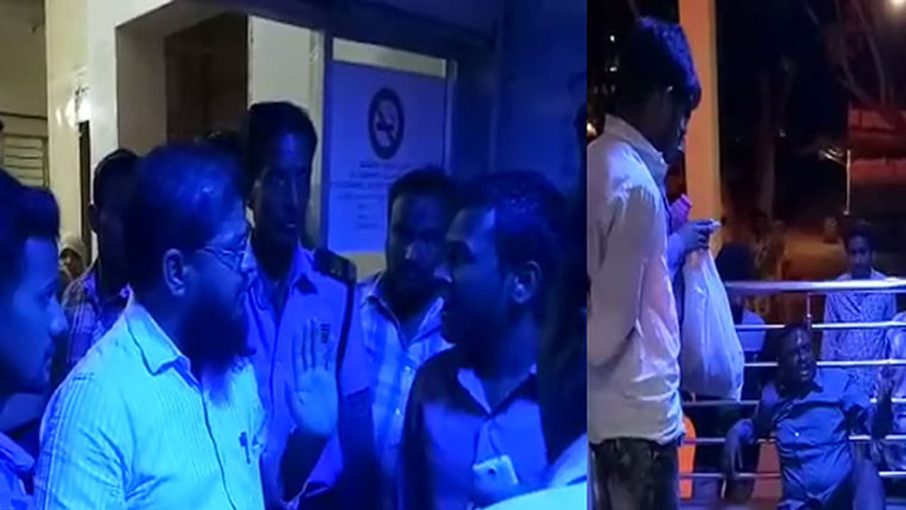 ವೈದ್ಯರ ಅಮಾನವೀಯತೆ: ಆಸ್ಪತ್ರೆ ಎದುರು ಗಾಯಾಳು ನರಳಾಡಿದರೂ ವೈದ್ಯರ ನಿರ್ಲಕ್ಷ್ಯ