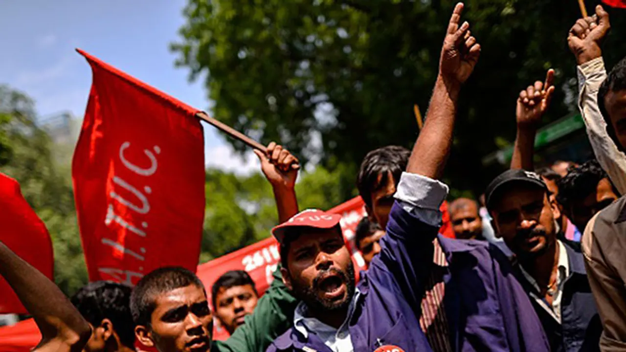 All India union strike evokes dull response; most areas unaffected All India union strike evokes dull response; most areas unaffected