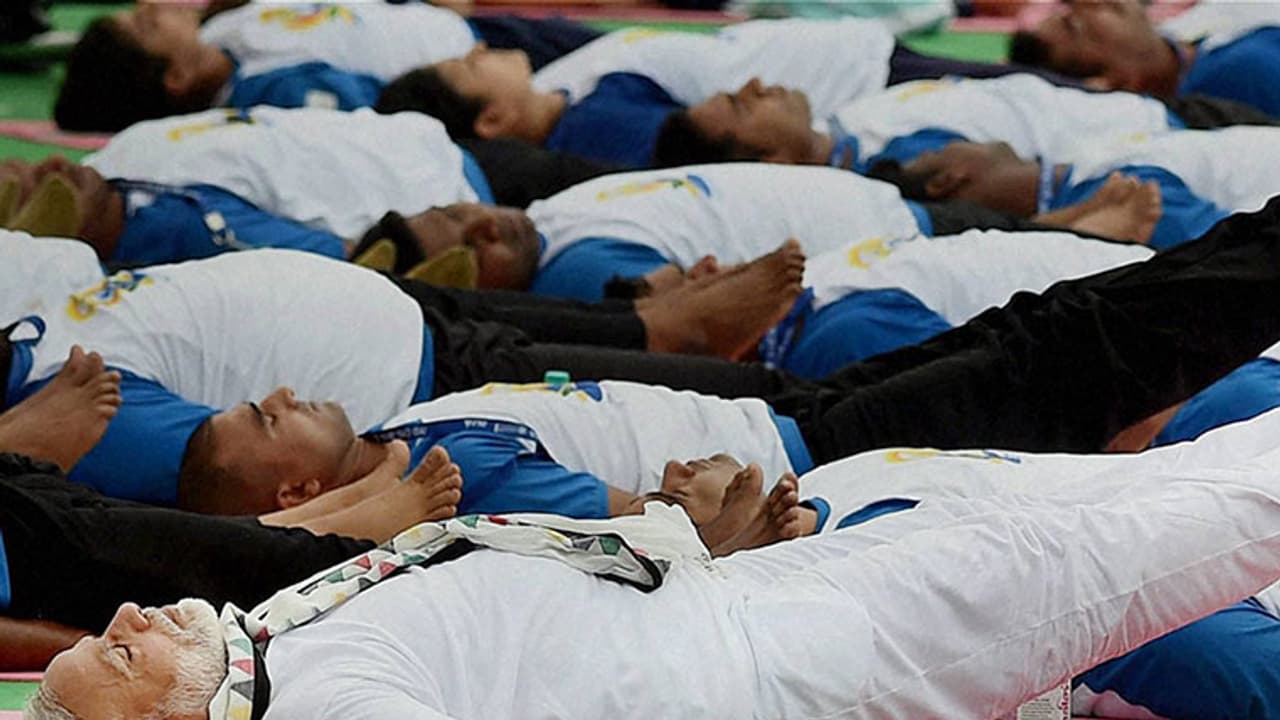 Yoga Day: India stretches for her Prime Minister, health Yoga Day: India stretches for her Prime Minister, health