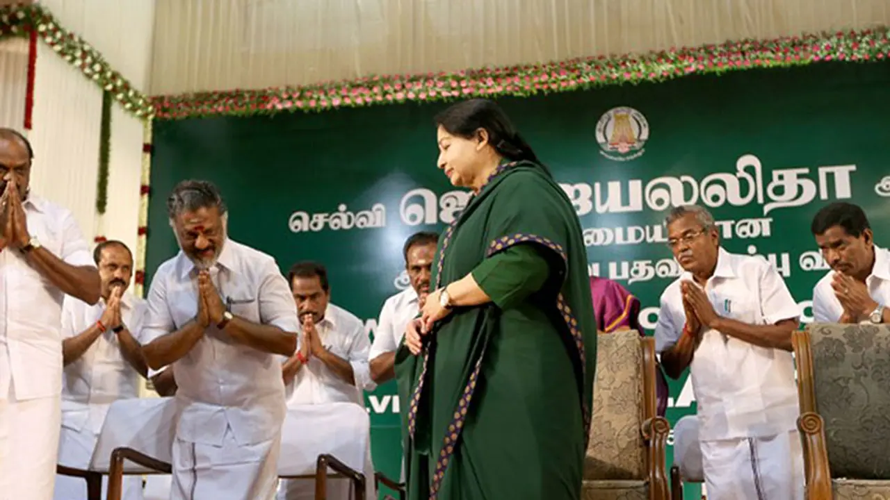 In final emotional appeal, Jaya attacks 'poison tree' DMK In final emotional appeal, Jaya attacks 'poison tree' DMK