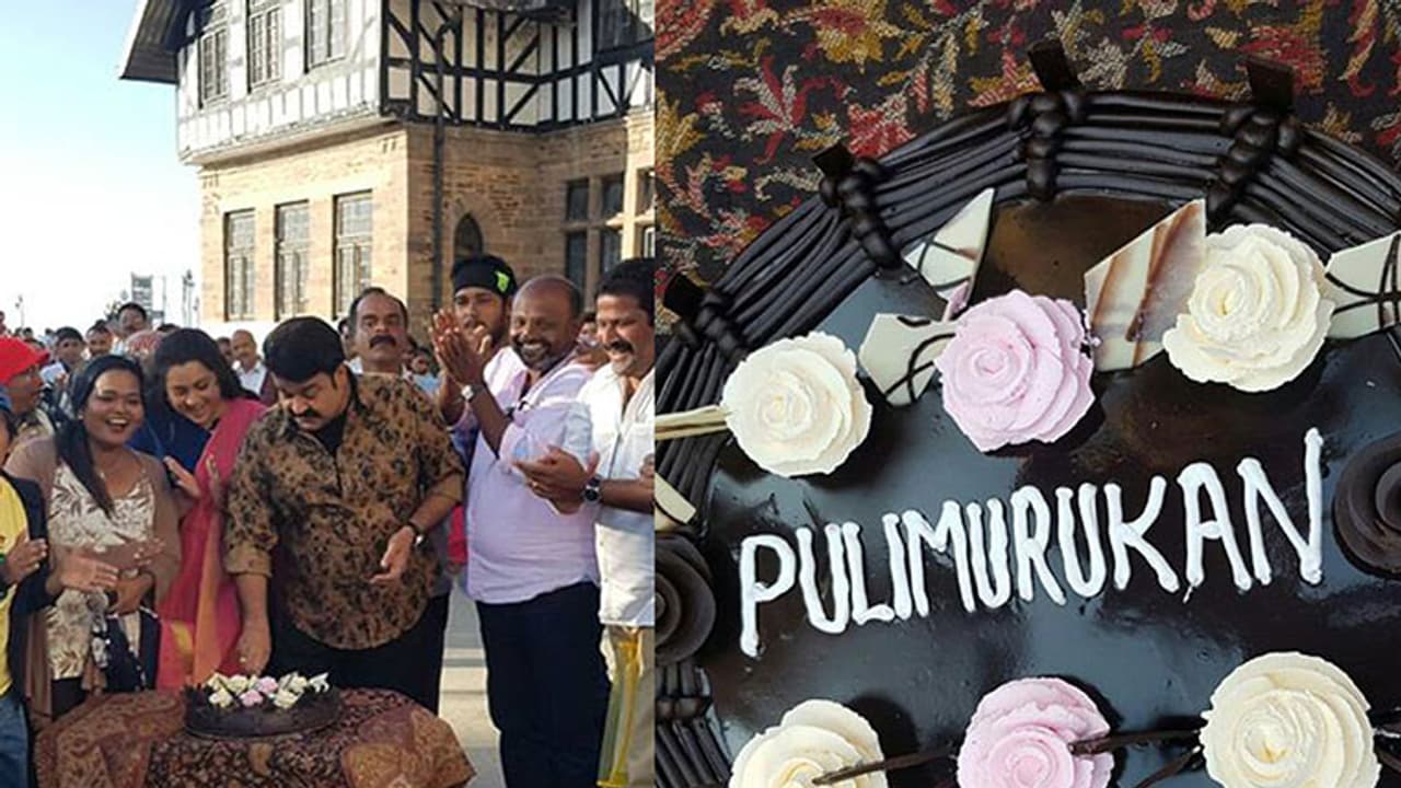 Mohanlal enjoying his Pulimurugan's success at Shimla Mohanlal enjoying his Pulimurugan's success at Shimla