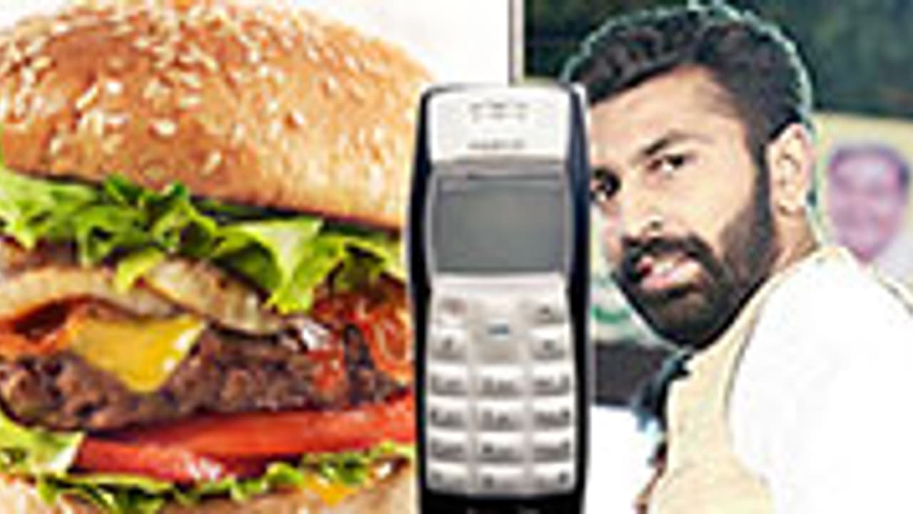 MLA Haris's son Nalapad treated with burger, Nokia phone? MLA Haris's son Nalapad treated with burger, Nokia phone?