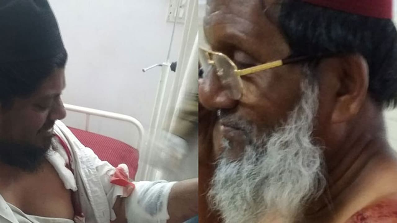 పాతబస్తీలో ముగ్గురు వ్యక్తులపై కత్తుల దాడి పాతబస్తీలో ముగ్గురు వ్యక్తులపై కత్తుల దాడి