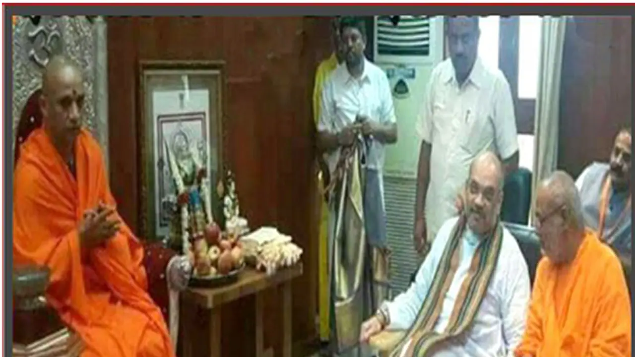 Vokkaligas in Karnataka angry at Amit Shah for disrespecting Adichunchanagiri seer Vokkaligas in Karnataka angry at Amit Shah for disrespecting Adichunchanagiri seer