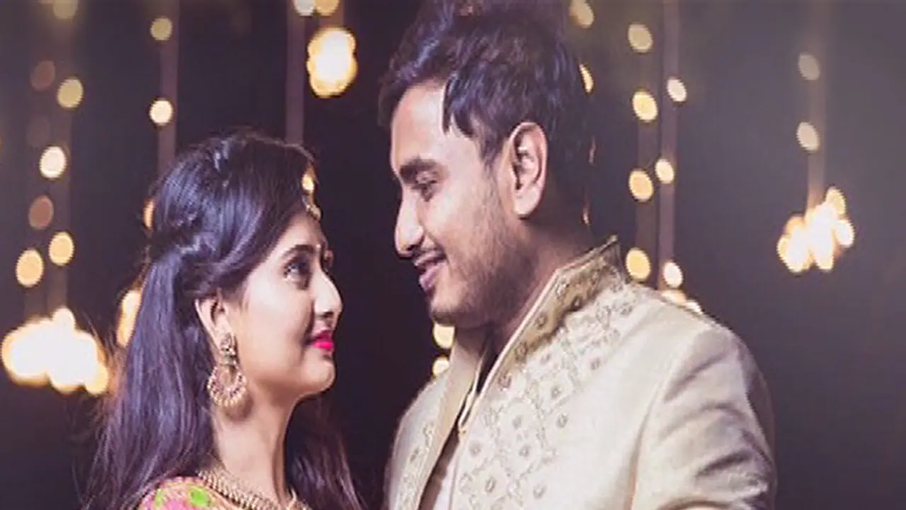 Amoolya weds Jagadish: Pre wedding bash at Golden Star Ganesh’s house [Video]