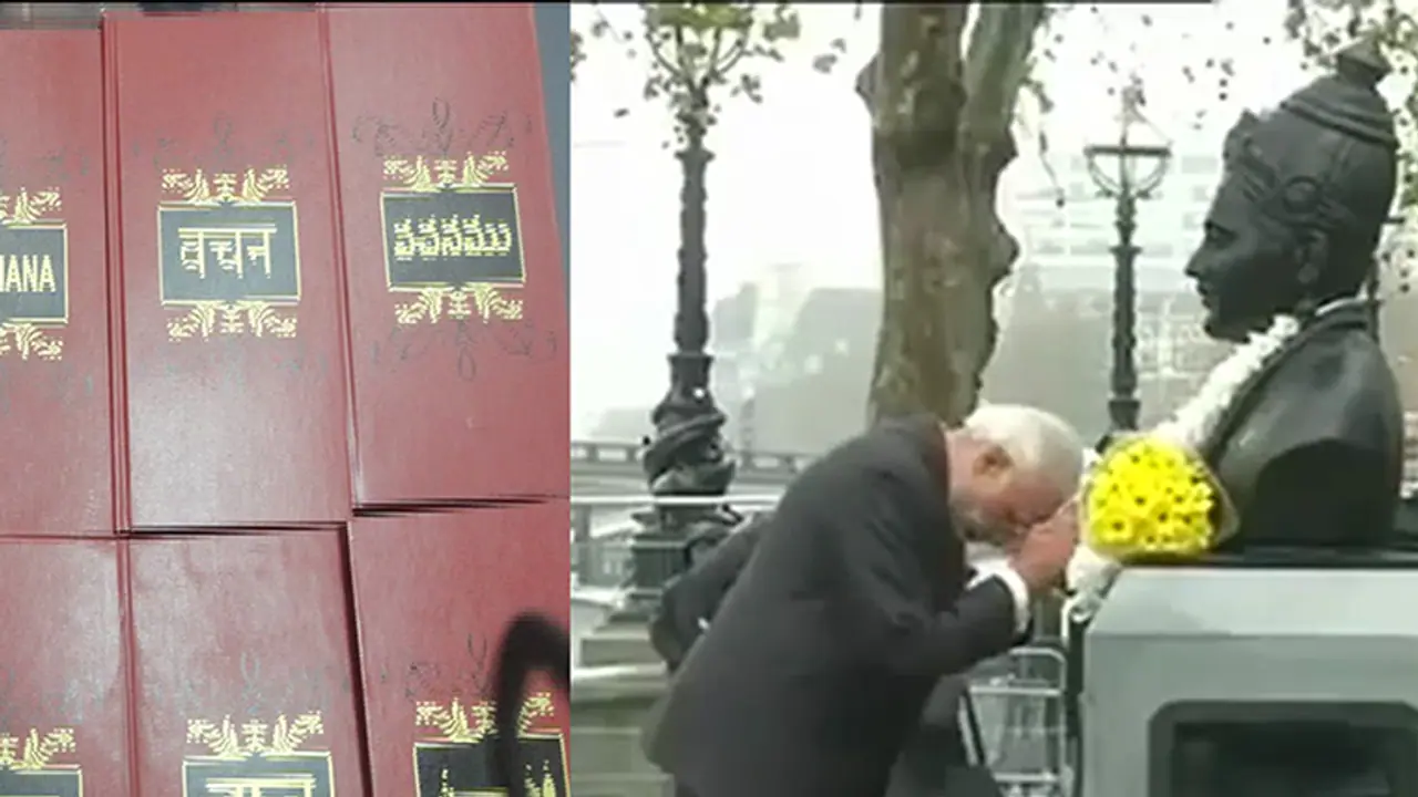 PM Modi shows respect to Basavanna, releases ‘Vachana’ PM Modi shows respect to Basavanna, releases ‘Vachana’