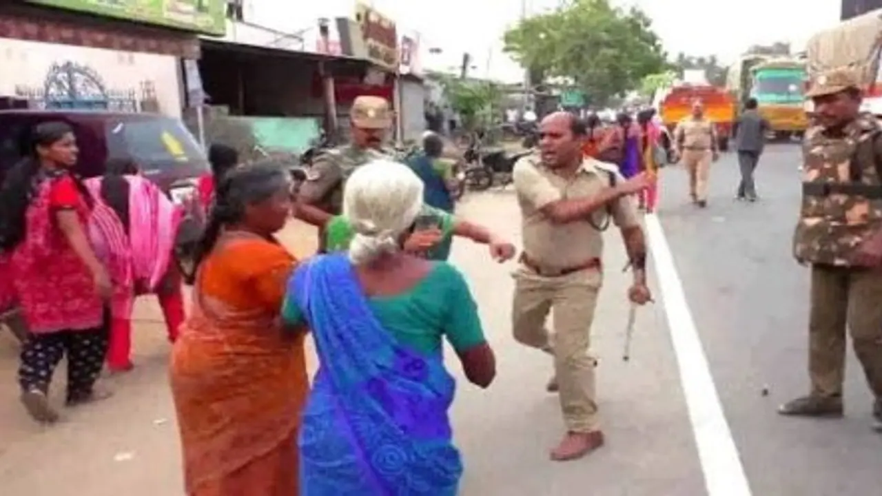 பெண்ணை தாக்கிய ஏஎஸ்பி பாண்டியராஜனுக்கு பதவி உயர்வு! பெண்ணை தாக்கிய ஏஎஸ்பி பாண்டியராஜனுக்கு பதவி உயர்வு!