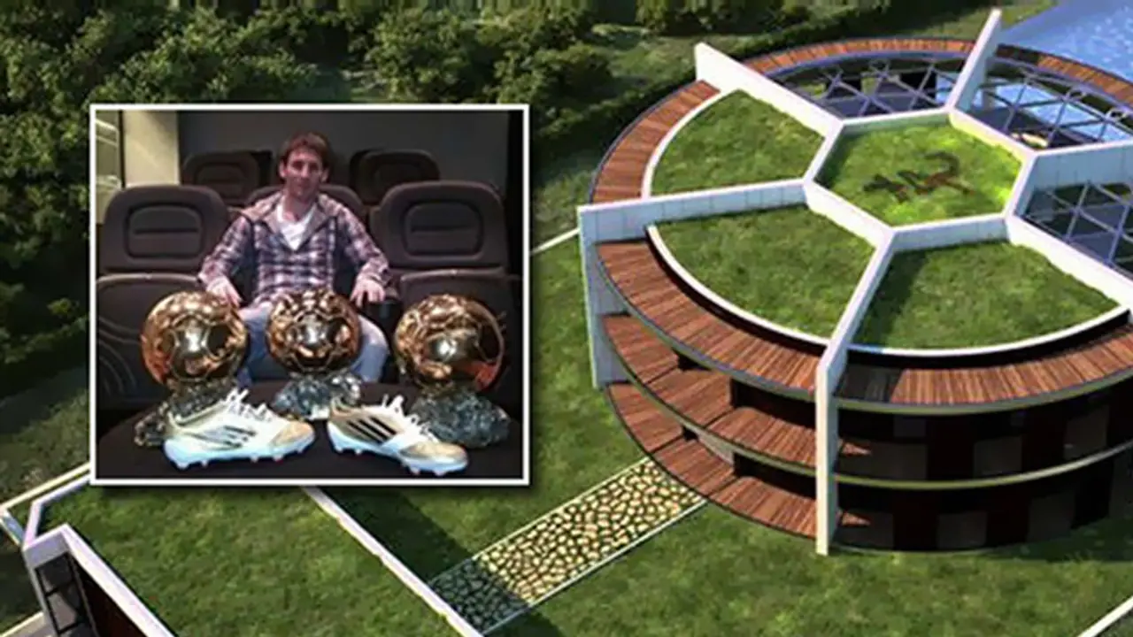 Do you know Leo Messi lives in a football shaped mansion? Do you know Leo Messi lives in a football shaped mansion?