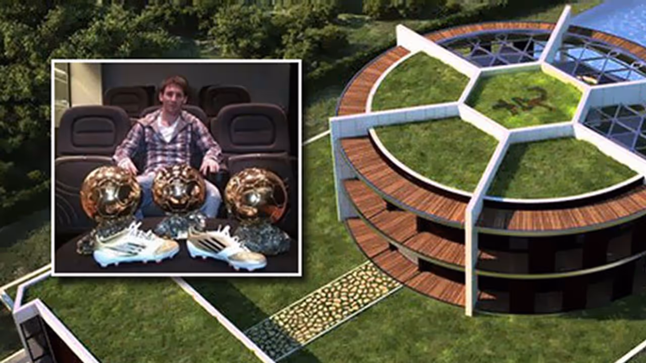 Do You Know Leo Messi Lives In A Football shaped Mansion Asianet Do You Know Leo Messi Lives In A Football shaped Mansion Asianet
