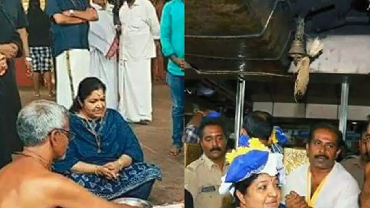 VIDEO Singer Chitra makes maiden visit to Sabarimala VIDEO Singer Chitra makes maiden visit to Sabarimala
