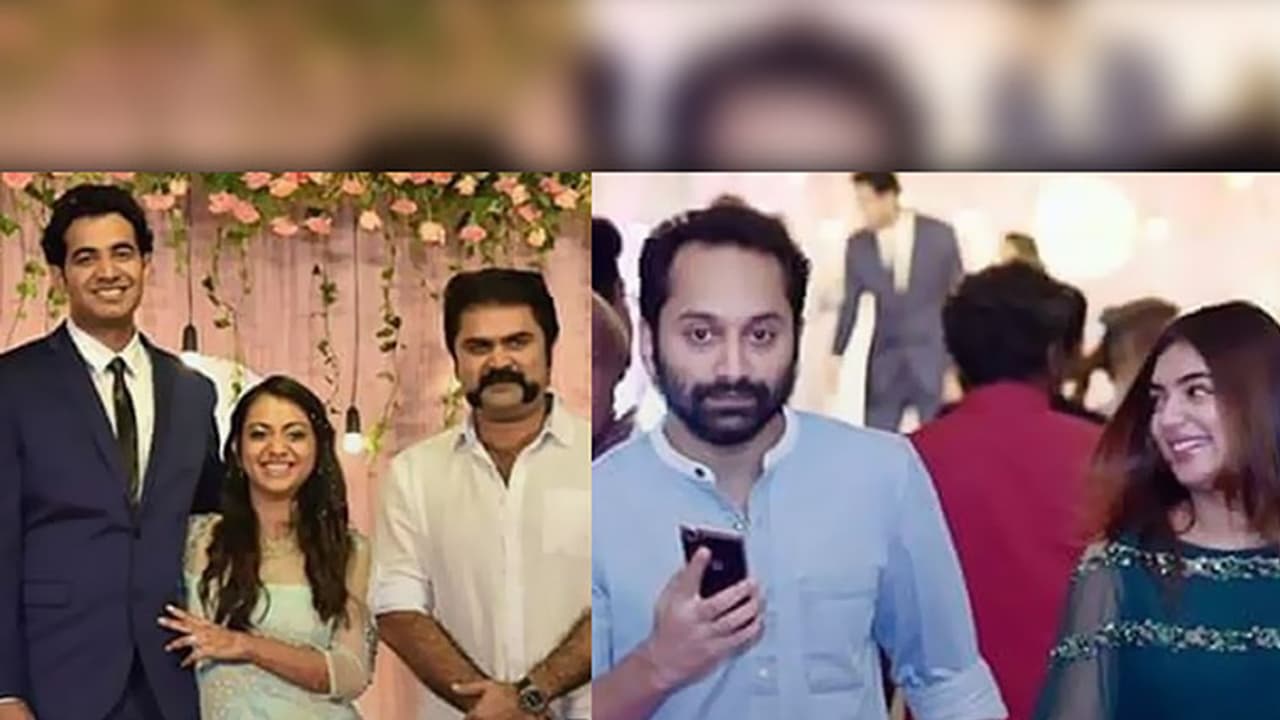 Fahadh, Nazriya and other celebs at V K Prakash's daughter's wedding party Fahadh, Nazriya and other celebs at V K Prakash's daughter's wedding party