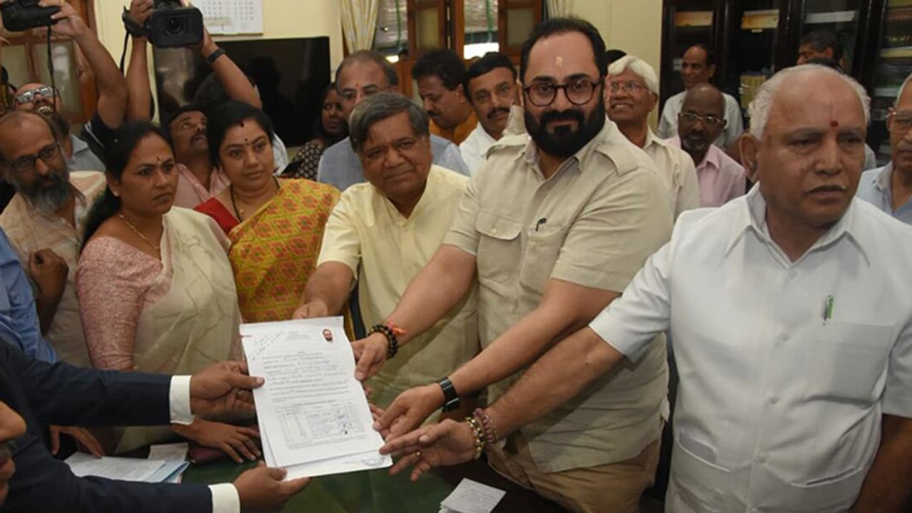 BJP ಅಭ್ಯರ್ಥಿ ರಾಜೀವ್ ಚಂದ್ರಶೇಖರ್ 58 ಕೋಟಿ ಒಡೆಯ BJP ಅಭ್ಯರ್ಥಿ ರಾಜೀವ್ ಚಂದ್ರಶೇಖರ್ 58 ಕೋಟಿ ಒಡೆಯ