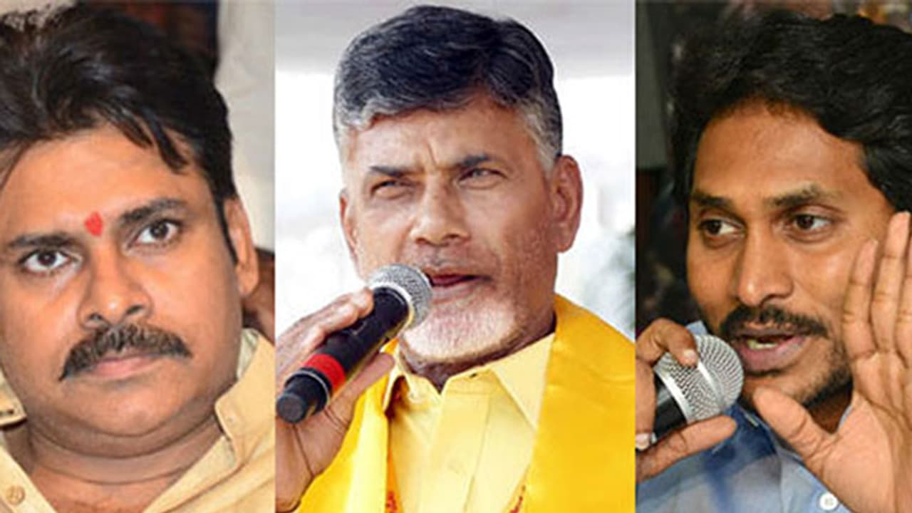 pawan, naidu and jagan