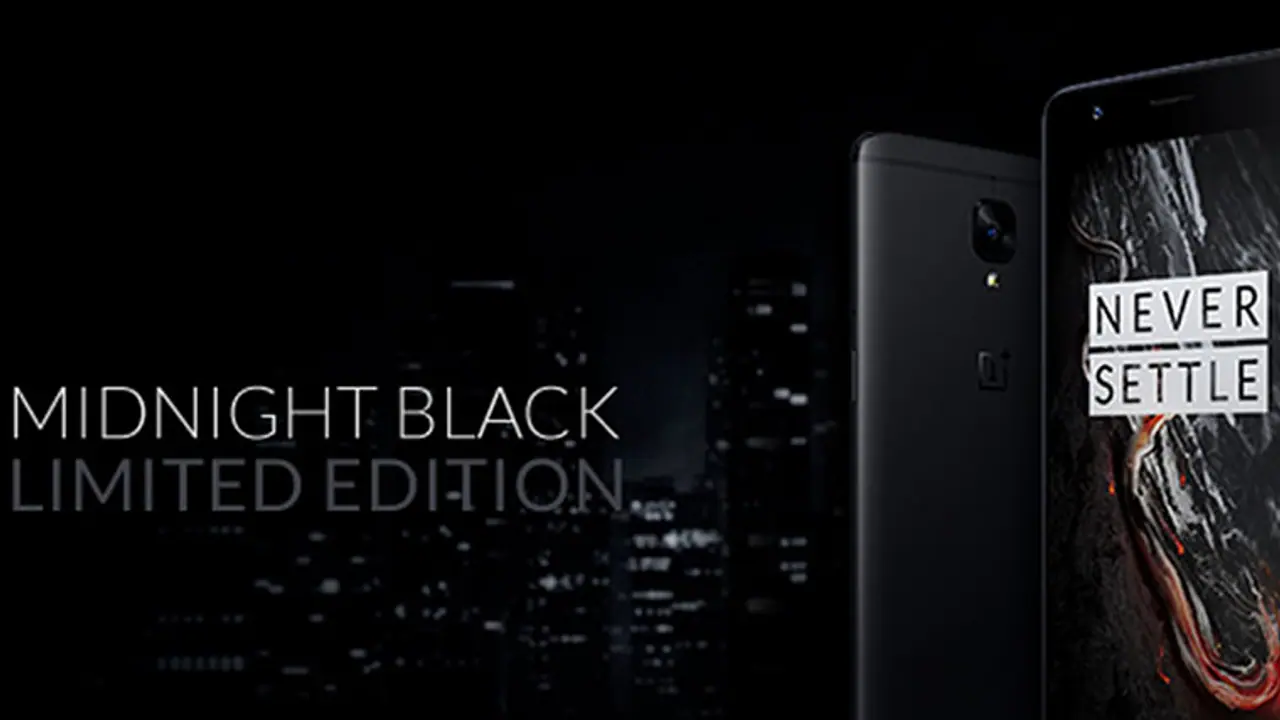 OnePlus 3T now launched in Midnight Black limited edition OnePlus 3T now launched in Midnight Black limited edition