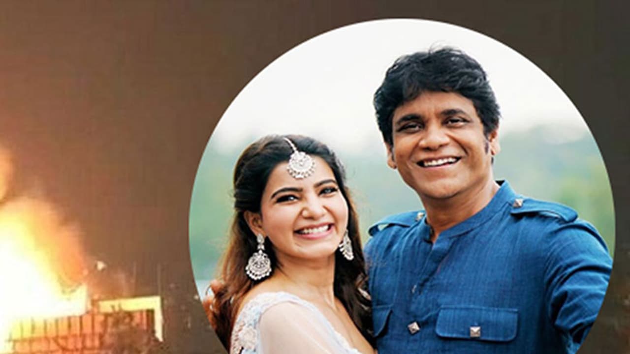 Watch: A huge fire broke out at Samantha's father in law Nagarjuna's studio. Here is how he reacted Watch: A huge fire broke out at Samantha's father in law Nagarjuna's studio. Here is how he reacted