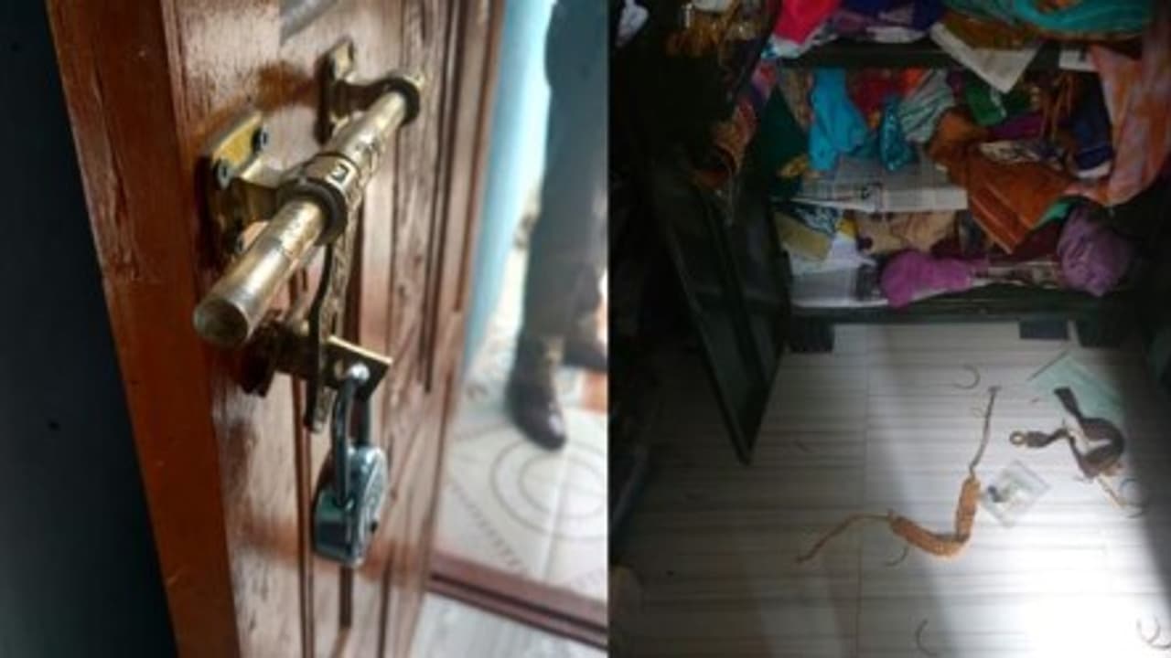 பட்டப்பகலில் வீட்டின் பூட்டை உடைத்து நகை கொள்ளை – மர்ம நபர்களுக்கு போலீஸ் வலைவீச்சு… பட்டப்பகலில் வீட்டின் பூட்டை உடைத்து நகை கொள்ளை – மர்ம நபர்களுக்கு போலீஸ் வலைவீச்சு…