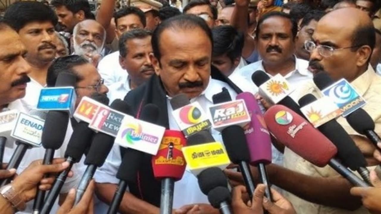 "தமிழகத்துக்கு ஒரு சொட்டு தண்ணீர் கூட கிடைக்காது" மத்திய அரசு மீது வைகோ பாய்ச்சல் "தமிழகத்துக்கு ஒரு சொட்டு தண்ணீர் கூட கிடைக்காது" மத்திய அரசு மீது வைகோ பாய்ச்சல்