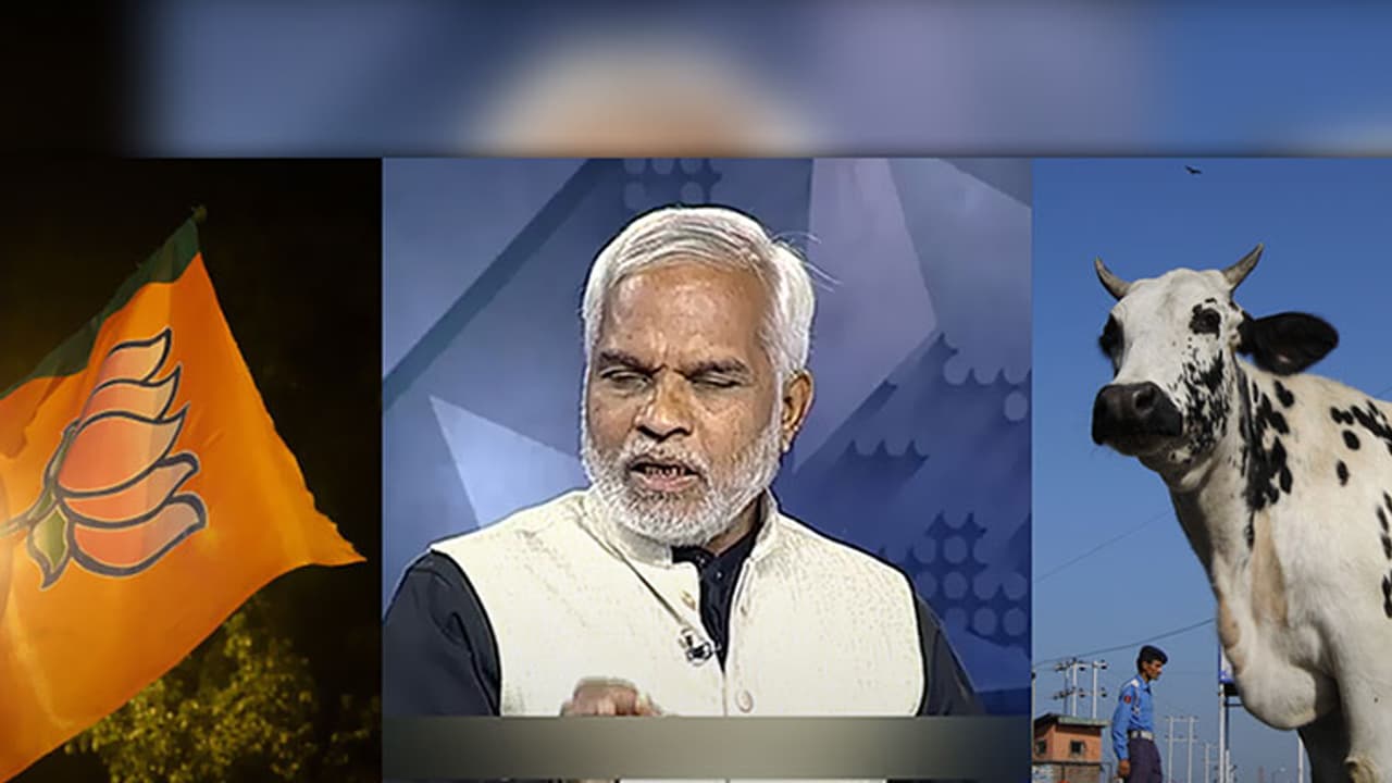 BJP leader made to eat his words after his candid remarks on beef ban BJP leader made to eat his words after his candid remarks on beef ban