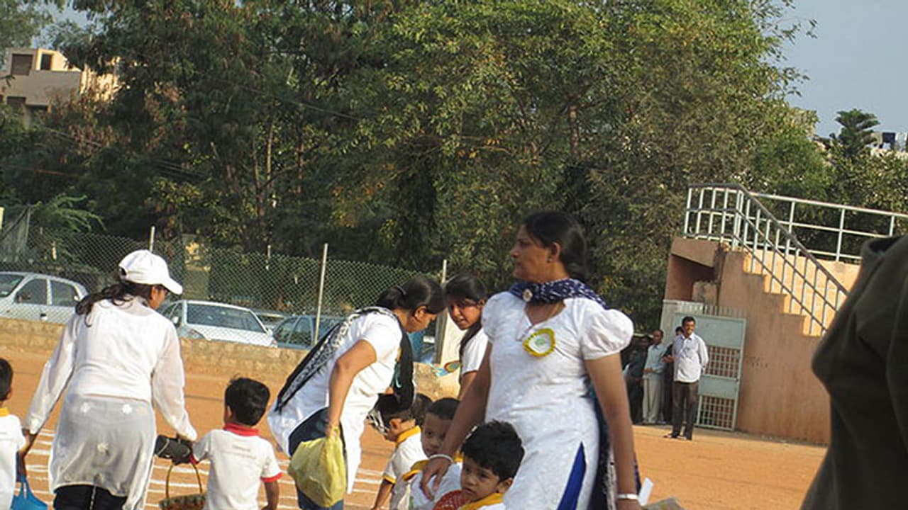 Koppal: Parents queue up overnight outside pre school in rural Karnataka Koppal: Parents queue up overnight outside pre school in rural Karnataka