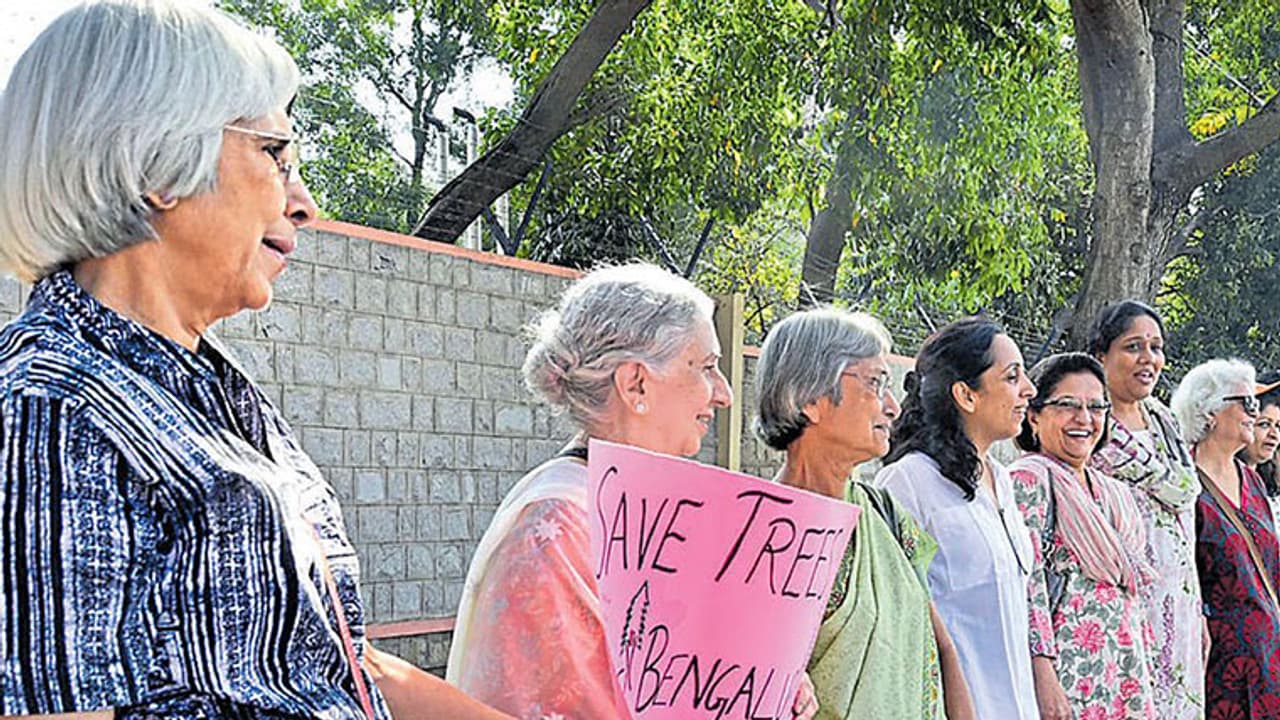Save Jayamahal Trees: Bengalureans form 1.5 km human chain to protest [Video]