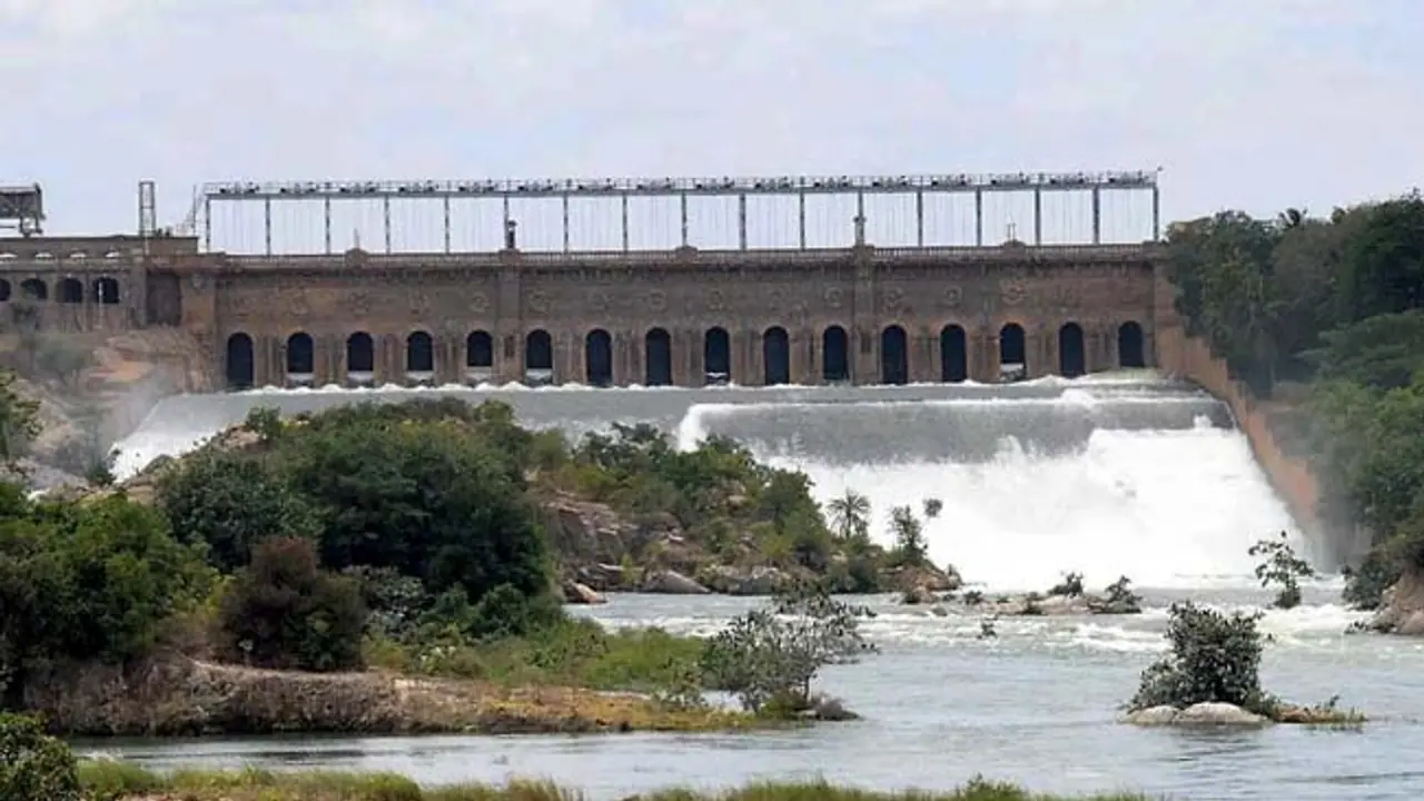 ಇಳಿದ ವರುಣನ ಆರ್ಭಟ, ಕೆಆರ್‌ಎಸ್‌ನಲ್ಲಿ ಇಳಿದ ನೀರು