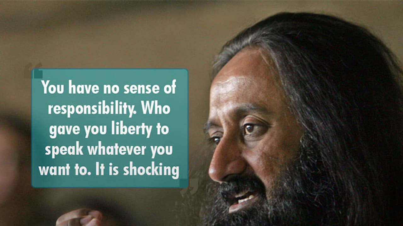 You have no sense of responsibility: NGT slams Sri Sri Ravi Shankar You have no sense of responsibility: NGT slams Sri Sri Ravi Shankar