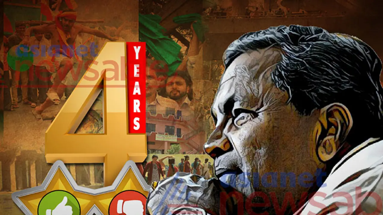 Siddu's four year report card: Law and order, infrastructure crumbles as party feuds take centre stage Siddu's four year report card: Law and order, infrastructure crumbles as party feuds take centre stage