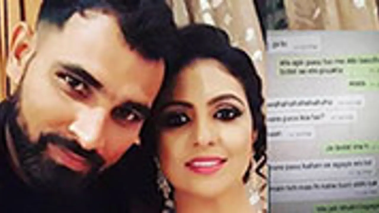 Indian cricketer, Mohammed Shami's wife, accuses him of cheating and domestic violence, leaked private messages Indian cricketer, Mohammed Shami's wife, accuses him of cheating and domestic violence, leaked private messages