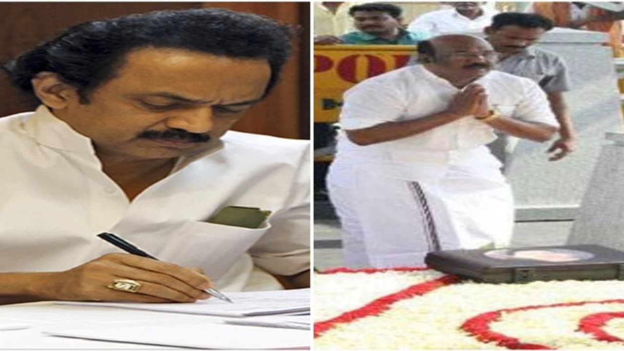 ஜெ. சமாதியில் நிதிநிலை அறிக்கை வைத்த அமைச்சர் மீது நடவடிக்கை தேவை ஆளுநருக்கு ஸ்டாலின் வலியுறுத்தல் ஜெ. சமாதியில் நிதிநிலை அறிக்கை வைத்த அமைச்சர் மீது நடவடிக்கை தேவை ஆளுநருக்கு ஸ்டாலின் வலியுறுத்தல்