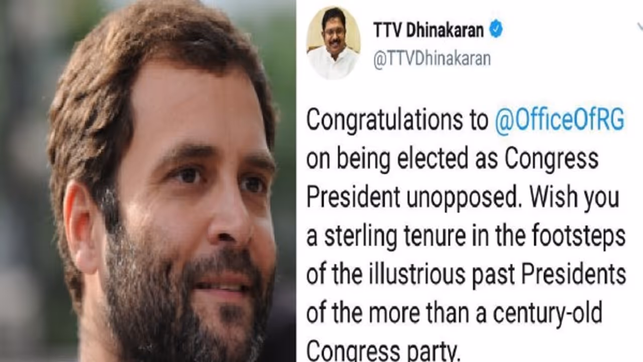 அதிமுக ன்னு சொல்லிட்டு திமுகவின் கூட்டணி கட்சி தலைவருக்கு வாழ்த்து சொன்ன டிடிவி...! அதிமுக ன்னு சொல்லிட்டு திமுகவின் கூட்டணி கட்சி தலைவருக்கு வாழ்த்து சொன்ன டிடிவி...!