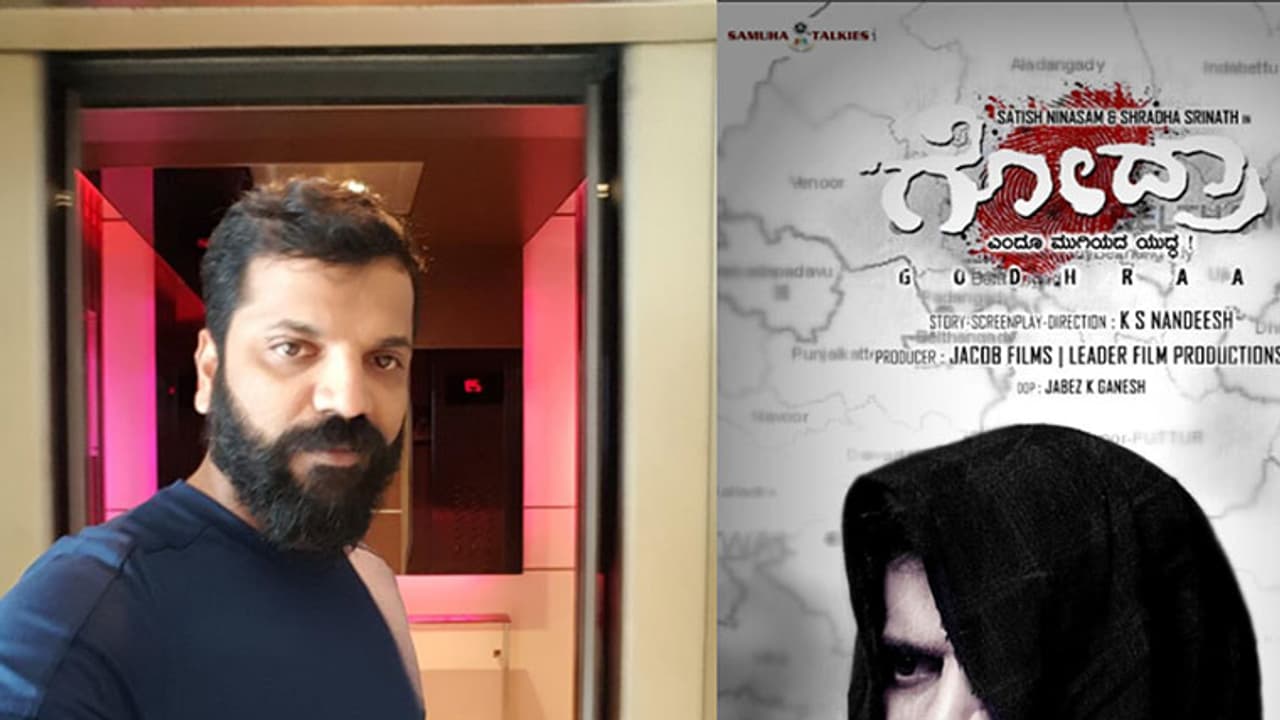 Satish Neenasam gets injured while shooting for Godhra Satish Neenasam gets injured while shooting for Godhra