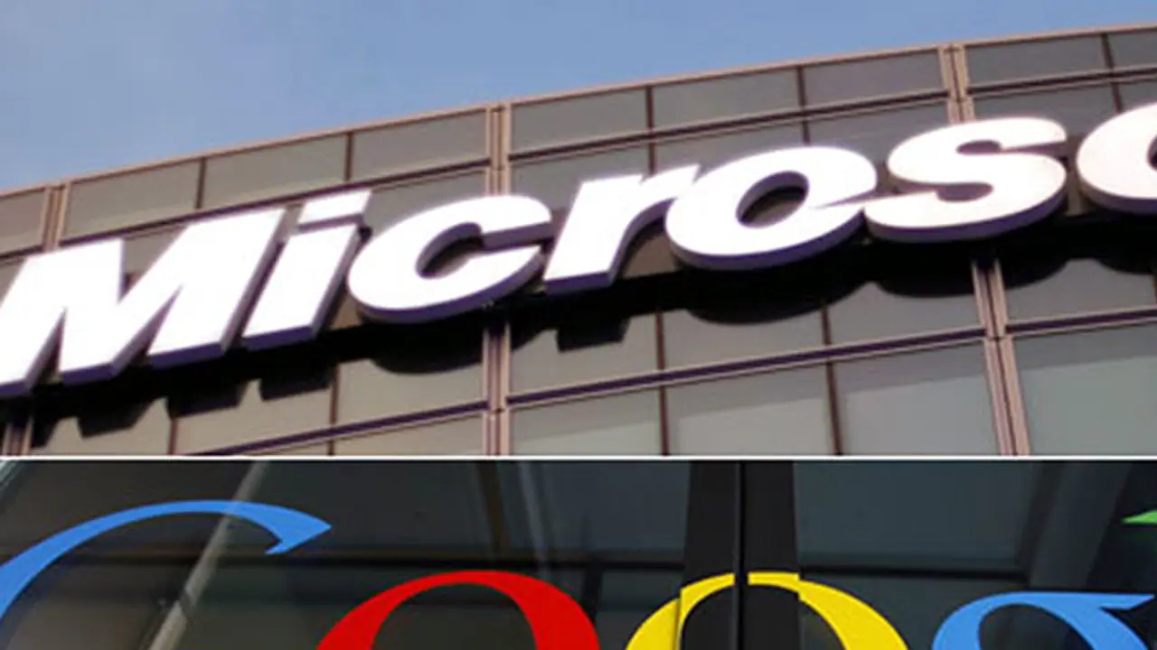 Google Sundar, Microsoft Satya kiss and make up