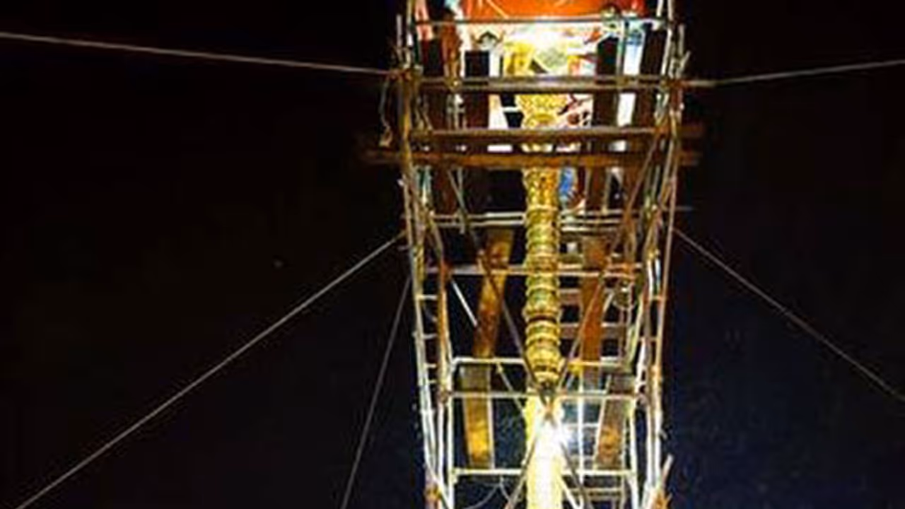 Sabarimala flag mast: Kummanam slams police, counters 'ritual' claim Sabarimala flag mast: Kummanam slams police, counters 'ritual' claim