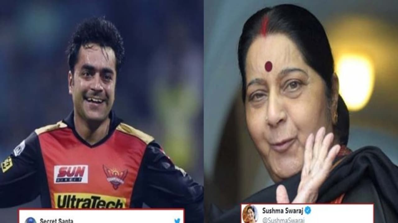 ஆஃப்கானிஸ்தான் ஆல் ரவுண்டருக்கு இந்திய குடியுரிமை..? என்ன சொல்கிறார் சுஷ்மா ஸ்வராஜ்? ஆஃப்கானிஸ்தான் ஆல் ரவுண்டருக்கு இந்திய குடியுரிமை..? என்ன சொல்கிறார் சுஷ்மா ஸ்வராஜ்?