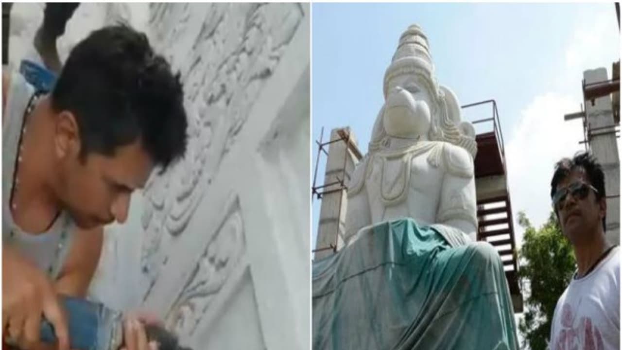 ஆன்மிக கிங் ஆக மாறி சிலை செதுக்கும் ஆக்ஷன் கிங் ஆன்மிக கிங் ஆக மாறி சிலை செதுக்கும் ஆக்ஷன் கிங்