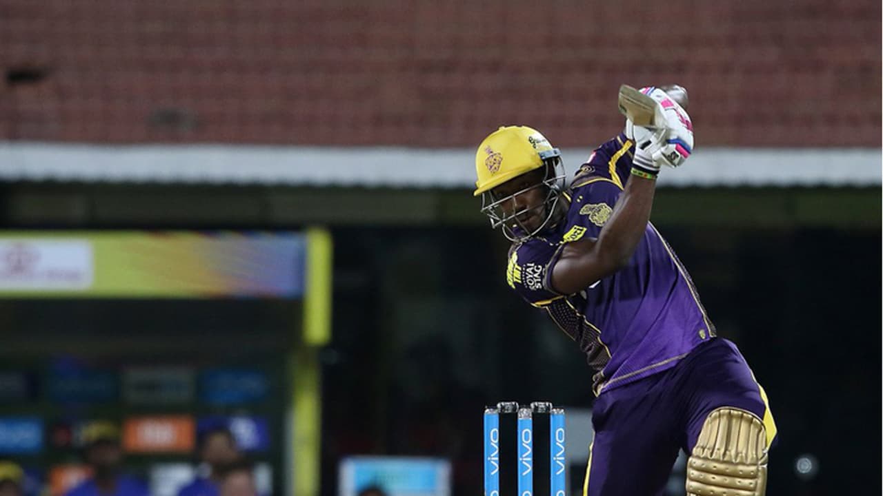 ಚೇಪಾಕ್ ಮೈದಾನದಲ್ಲಿ ಅಬ್ಬರಿಸಿದ ರಸೆಲ್ ಚೇಪಾಕ್ ಮೈದಾನದಲ್ಲಿ ಅಬ್ಬರಿಸಿದ ರಸೆಲ್