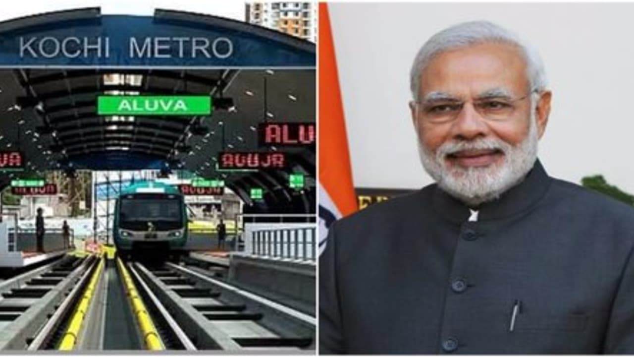 கேரள மாநிலம் கொச்சியில் மெட்ரோ ரயில் சேவை இன்று தொடங்கி வைக்கிறார் பிரதமர் நரேந்திர மோடி… கேரள மாநிலம் கொச்சியில் மெட்ரோ ரயில் சேவை இன்று தொடங்கி வைக்கிறார் பிரதமர் நரேந்திர மோடி…