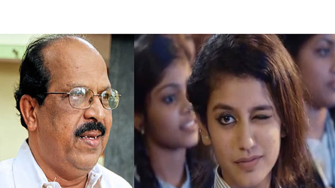 പ്രിയാ വാരിയരുടെ കണ്ണിറുക്കലിനെപ്പറ്റി മന്ത്രി ജി. സുധാകരന് പ്രിയാ വാരിയരുടെ കണ്ണിറുക്കലിനെപ്പറ്റി മന്ത്രി ജി. സുധാകരന്