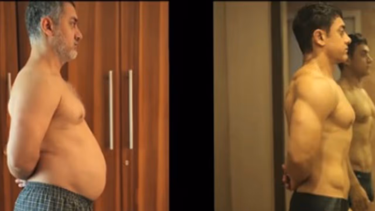 Fat to Fit: Aamir Khan's transformation for Dangal will shock you! Fat to Fit: Aamir Khan's transformation for Dangal will shock you!