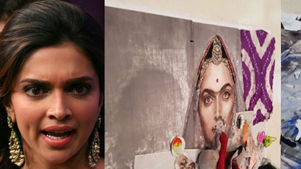 Deepika Padukone enraged over goons who destroyed artist’s Padmavati rangoli Deepika Padukone enraged over goons who destroyed artist’s Padmavati rangoli