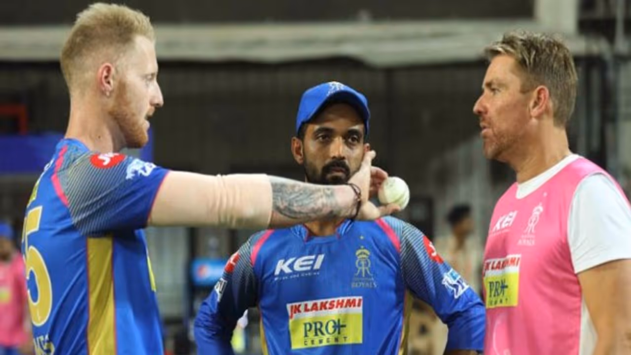 மும்பைக்கு எதிரான போட்டியில் ரஹானே செய்த செயல்!! அபராதம் விதித்த ஐபிஎல் நிர்வாகம் மும்பைக்கு எதிரான போட்டியில் ரஹானே செய்த செயல்!! அபராதம் விதித்த ஐபிஎல் நிர்வாகம்