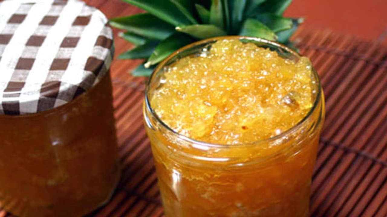 ರುಚಿ ರುಚಿಯ ಪೈನಾಪಲ್ ಜಾಮ್ ರುಚಿ ರುಚಿಯ ಪೈನಾಪಲ್ ಜಾಮ್