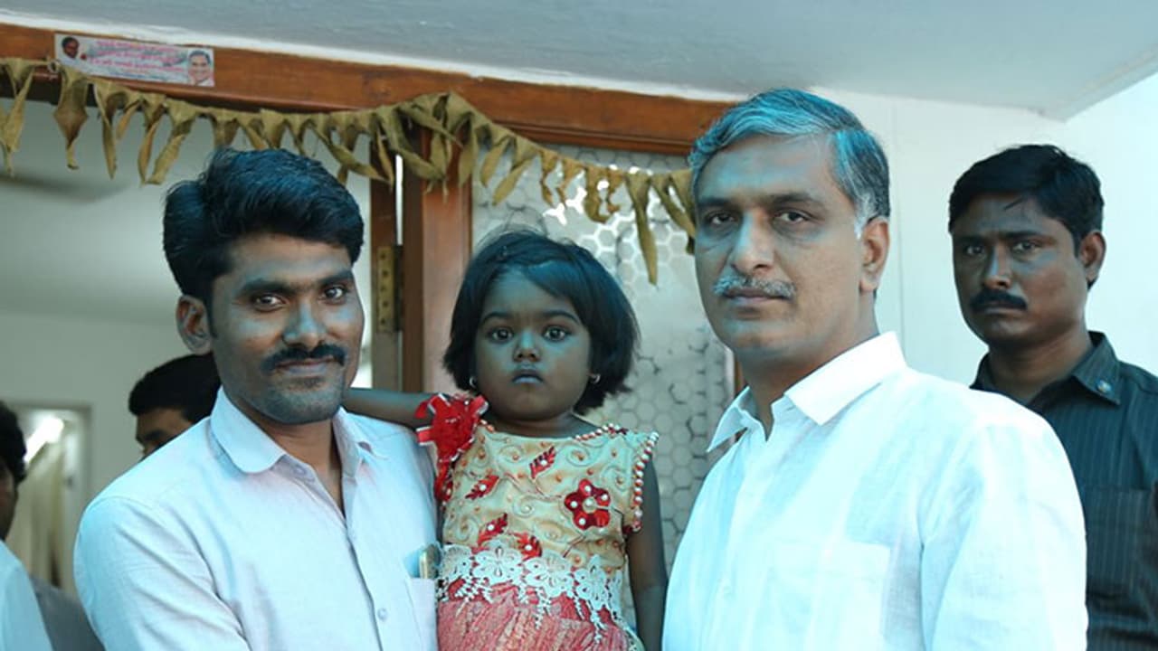 Telangana Irrigation minister Harish Rao gives new life to a 7 year old Telangana Irrigation minister Harish Rao gives new life to a 7 year old